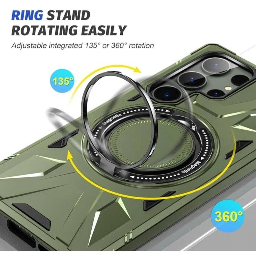 for Samsung Galaxy S24 Ultra Magnetic Case [Compatible with MagSafe]